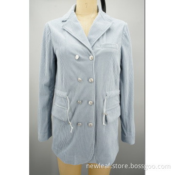 spring autumn items corduroy single-breasted jacket